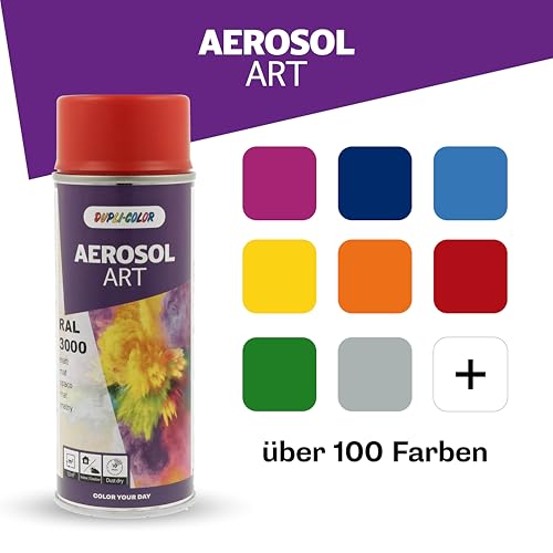 DUPLI-COLOR AEROSOL ART RAL 3000 Feuerrot matt 400 ml - Sprühfarbe – Ansicht 5