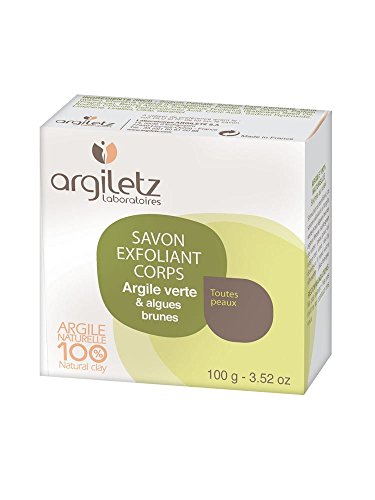 Argiletz Savon Exfoliant Corps Argile Verte 100 g