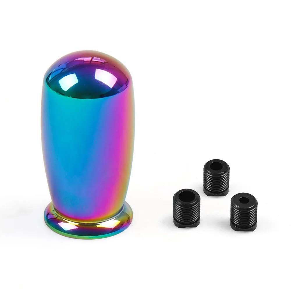 HYASDBWE Gear Shift Handball Universal 76MM Gear Shift Knob Manual Transmission Aluminum Shifter Lever Knob Gear Shifter Parts(Chrome)