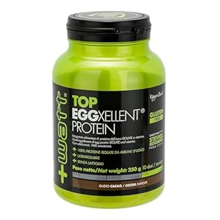 Top Eggxellent Protein - Integratore di Proteine dell'Albume dell'Uovo - Formato: 250 g - Gusto: Cacao