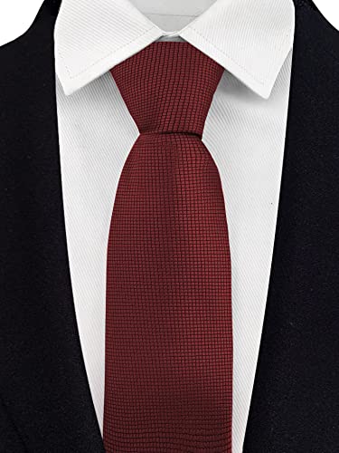 Image of Men's Necktie Classic Silk Tie Woven Jacquard Neck Ties 9 PCS