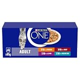 PURINA ONE Mini Fillets Mixed Selection in Gravy Adult Wet Cat Food 40x85g — product image