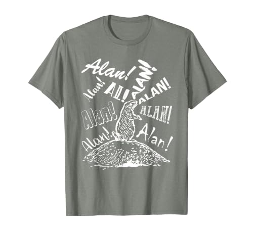 Prairie Dog Calling Al Allen Alan Viral T-Shirt, Men, Olive Heather, Small