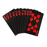 BKBNSJ 2 Decks Black Playing Cards, Black Card Games, Black Deck of Cards, Black Poker Cards, Black Cards Deck, Black Party Favors, Black Party Supplies