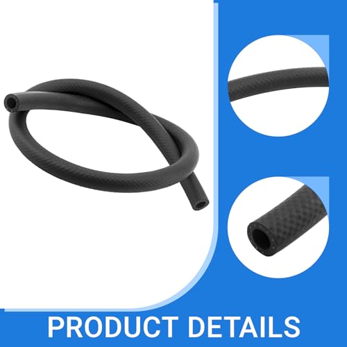 Image of 27233 Power Brake Vacuum Hose,Brake Booster Vacuum Hose | for Passenger Cars and Light Trucks-3' Length, Inner Diameter 15 /32 inch brake booster vacuum hose（1 Pack）