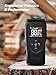 Moisture Meter Damp Meter Pinless Wood Moisture Meter for Walls Logs Firewood and Building Material, 4 Mode 9 Density Settings, Non-Destructive Moisture Detector with Backlit LCD and Alerts (Black)