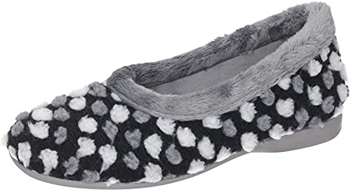 Manitu 340012-01, Chausson Femme, Noir, 40 EU Cover