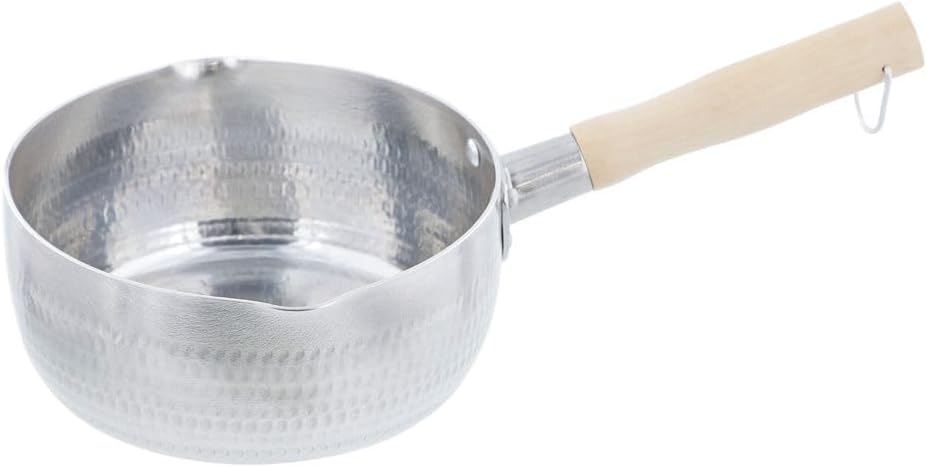 Ichimi Snow Flat Pot for Gas Fire, 6.3 inches (16 cm)