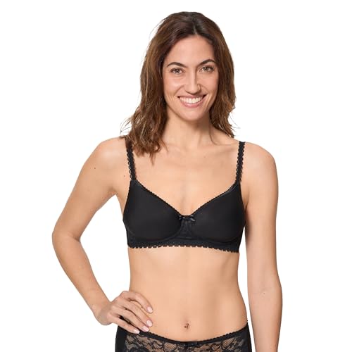 Playtex Sujetador Espaciador sin armaduras, Negro, 100D para Mujer