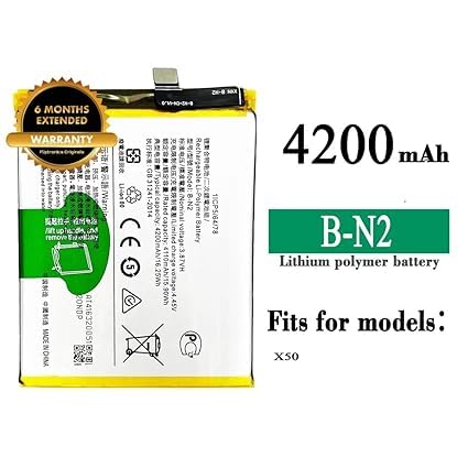 Image of B-N2 Battery for Vivo X50 Battery with 6 Month Warranty****(P314)