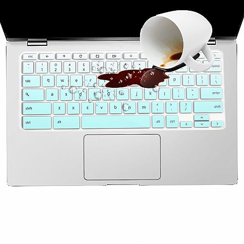 Protector de teclado para Dell Chromebook 11.6 a 14 US MintGreen miniatura 7