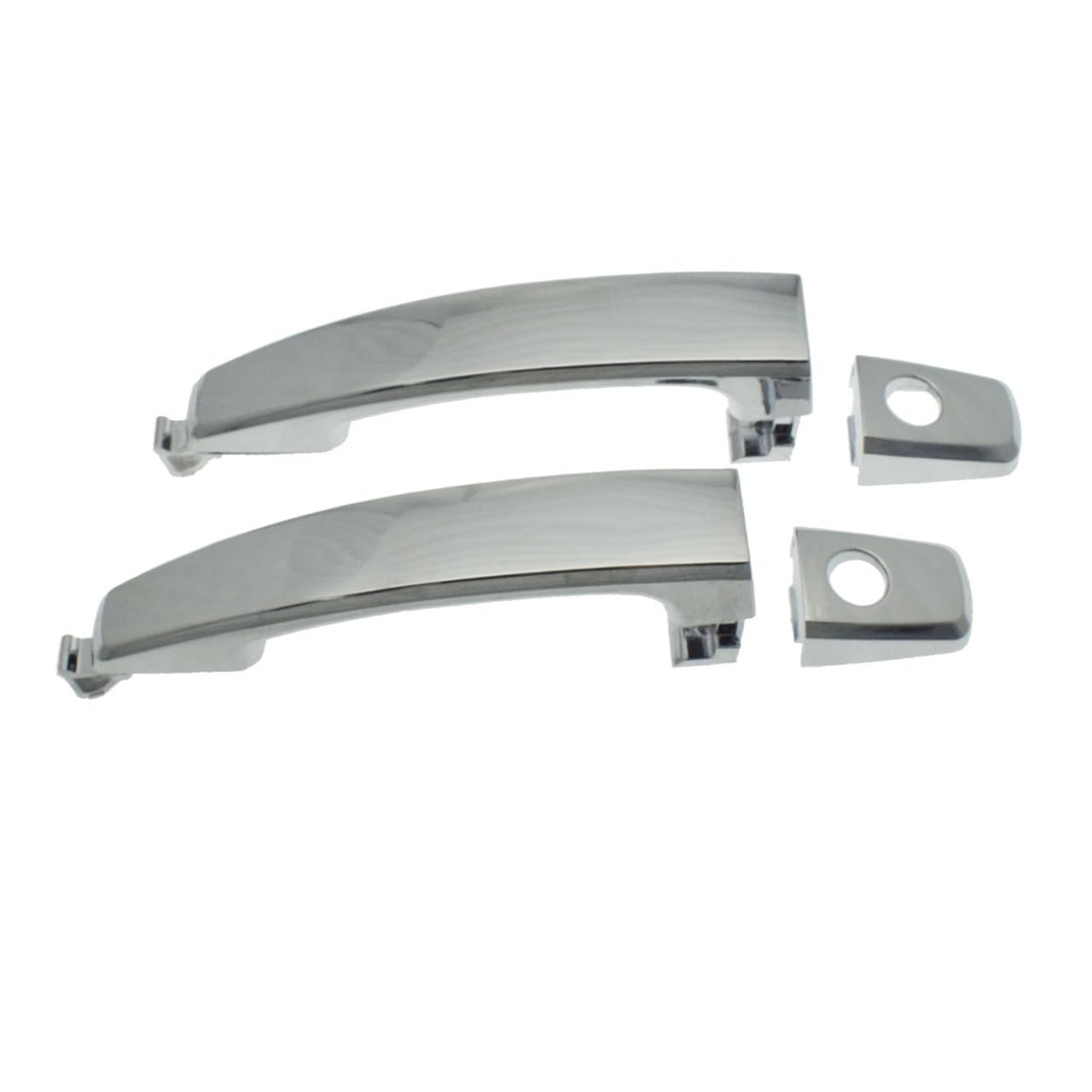 BIKKJBK Car Vehicle Door Handle Outside Exterior Door Handles W/Keyhole Front Rear Left Right for Aveo for Captiva 96468266 96468306 96468280 96468254