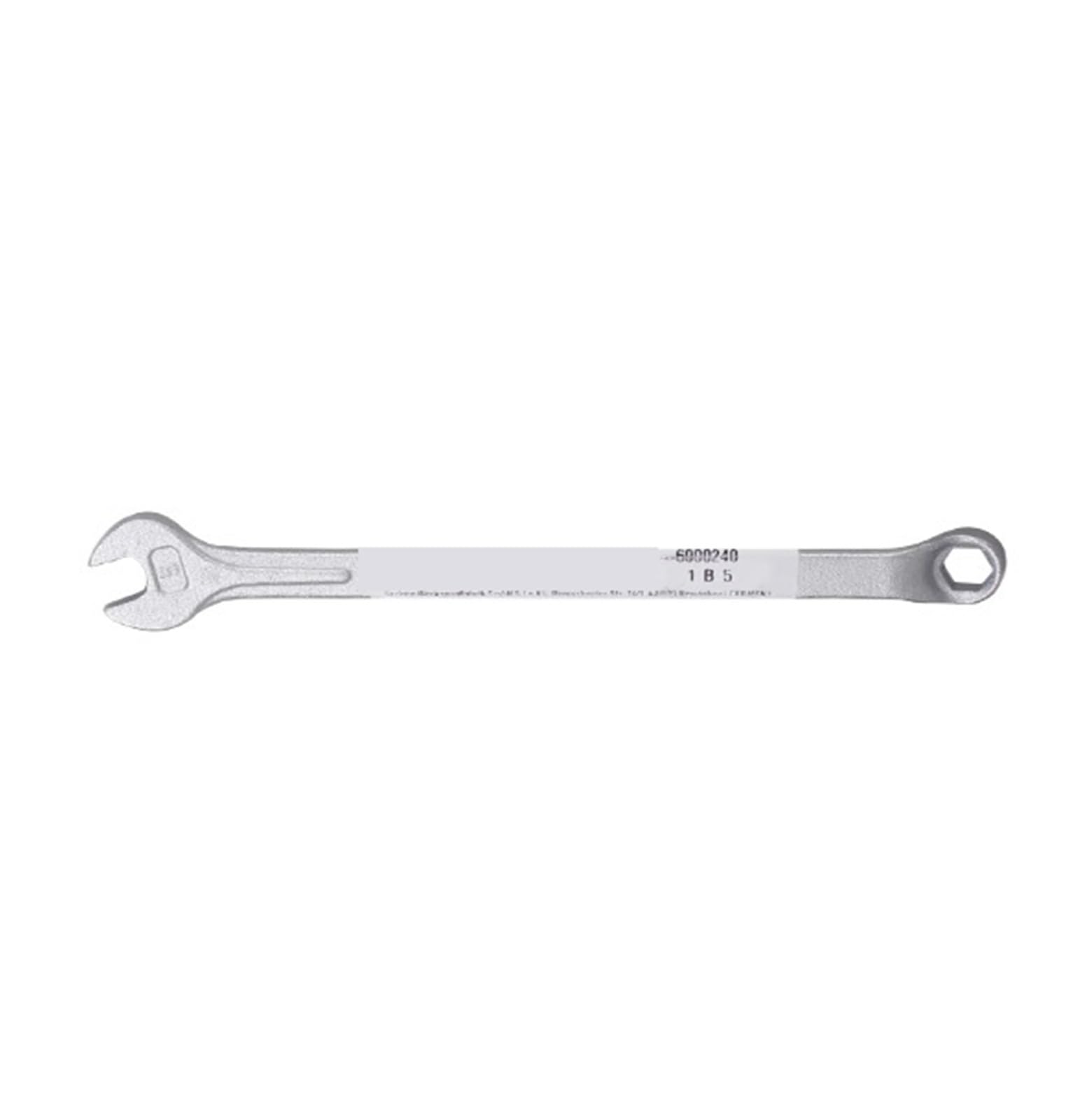 Llave de doble uso 1 B 5 con boca abierta y llave de vaso