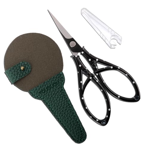 YOUGUOM Precision Embroidery Scissors with Sheath, Pointed Tip Detail Shears ...