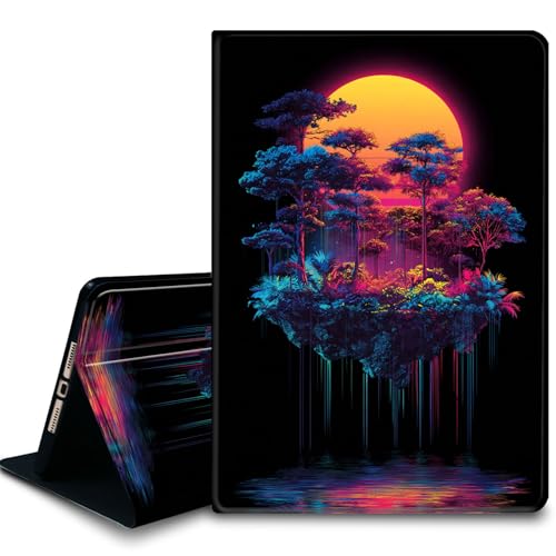 Bxgolkgd Funda para tablet Kindle Paperwhite de 6.8 pulgadas (11ª generación-2021) y Kindle Paperwhite Signature Edition, función de encendido y apagado automático, bosque flotante