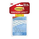 Command Strips 17200CLR Clear Assorted Refill Strips 16 Count