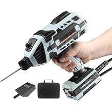 Welding Machine Handheld, 20-120A Portable Stick Welder, IGBT Hand Held Welder Machine, Anti-Stick ARC Welder Machine with Hot Start Arc Force, 5 Variable Current Adjustment,Grey