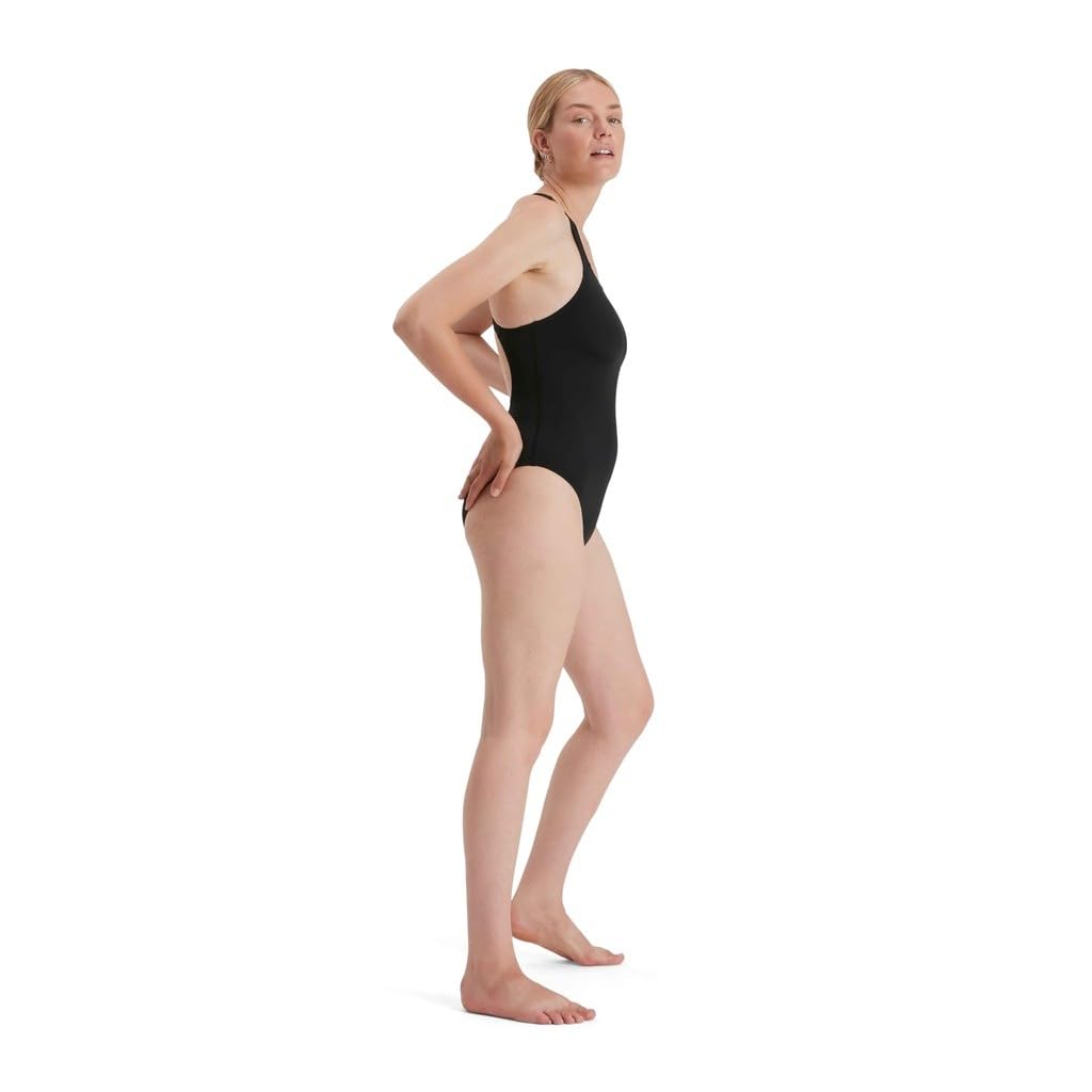 Speedo Mujer Bañador Eco Endurance+ Medalist | Corte Deportivo | Diseño clásico | Tejido Reciclado | Resistente al Cloro | Más flexibilidad — view 6