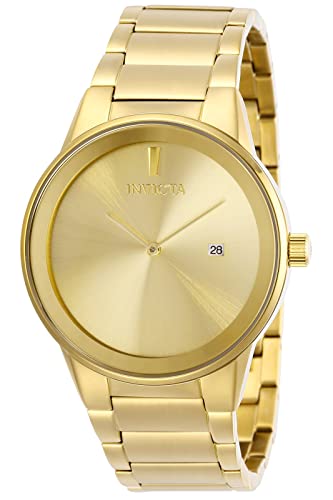 Invicta Men's 29471 Specialty Quartz 2 Hand Gold Dial Watch