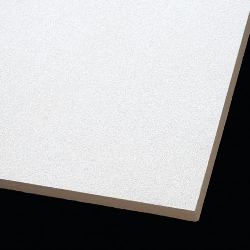 Armstrong Ceiling Tiles; 2x2 Ceiling Tiles - 12 pcs White; Acoustic Ceilings for Suspended Grid; Optima Health Zone 3114PB