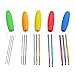 MEYAGO 5PCS Crochet Hook Grips Set Ergonomic Crochet Hook Handle Multi-Size Ergonomic Crochet Hook Handle Attachment - Fits 2mm to 10mm Hooks