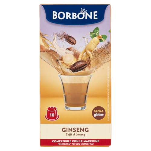 Borbone Ginseng Compatibile Nespresso 10 Capsule 10 X 6,5 G
