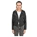 Produktbild Noisy may Damen Kunstleder Jacke Biker Jacket Übergangsjacke Langarm Shacket PU Coated NMREBEL, Farben:Schwarz-2, Größe:M