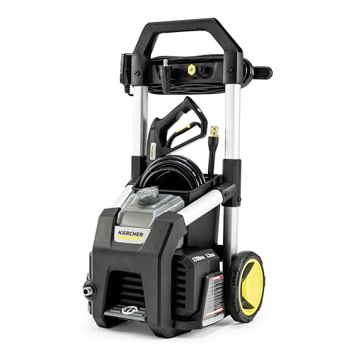 Kärcher Pressure Washer K1700B, CETA Certified, 3 Spray Nozzles, Detergent...