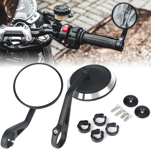 FWXEOZ Bar End Mirrors for Motorcycles Rocket 3/ Street