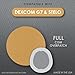 CoverGuard CGM Overpatch | Dexcom G7, Stelo | Tan Full Coverage Design| 25-Count | Waterproof Adhesive | Anti-Fray | Easy Application & Removal | Made in USA | Sensor Protection