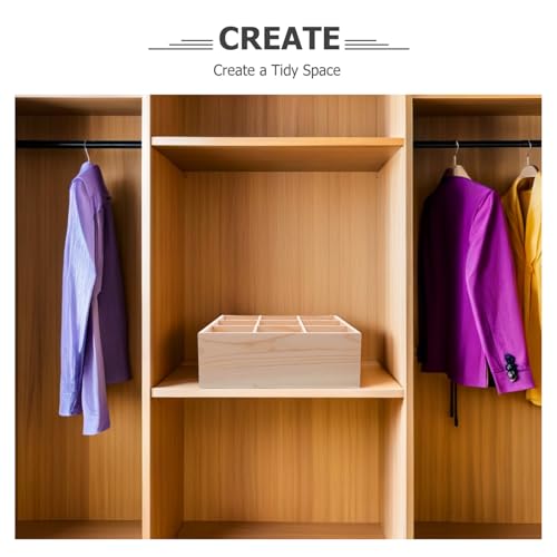 Boîte de rangement en bois contre le désordre des petits objets - 4
