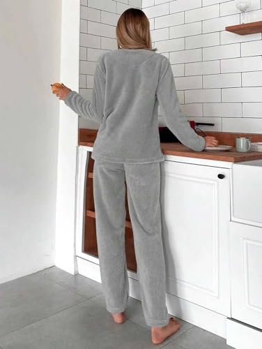 Image of KOTTY Women's Sherpa Track Suit | Winter Co-Ord Set with Sweatshirt & Lower | Soft Fleece Warm Sportswear for Ladies