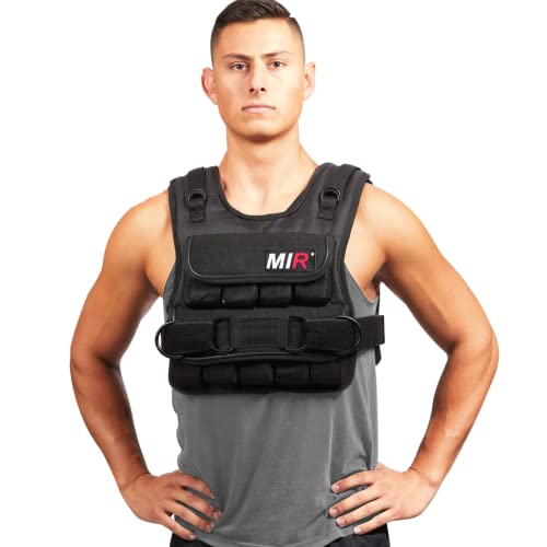 miR Adjustable Weighted Vest, 40 lb