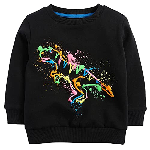 Image of Baby Toddler Boy's Cotton Crewneck Sweatshirt Christmas Clothing 1-7Y