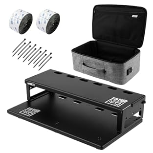 DURABLE ALUMINUM FRAME: Constructed from lightweight, rugged 8-gauge aluminum for long-term reliability while keeping weight to a minimum, ideal for frequent transport and gig use. Non-slip rubber feet provide maximum stability on stage, and smooth, ...