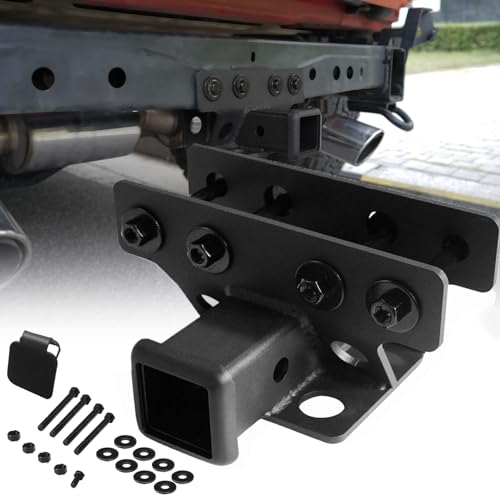MusixiA Trailer Tow Hitch Receiver Kit 2 Inch Receiver Hitch Towing Hook