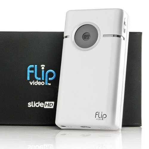 Amazon.com : Flip SlideHD Video Camera - White, 16 GB : Electronics
