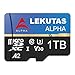 LEKUTAS 1T(999GB) Micro SD Card, microSDXC UHS-I Flash Memory Card TF Card, High Read Speed 120MB/s, C10, U3, A2, V30, for Full HD, 4K UHD Video Recording