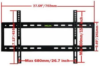 VideoSecu Utral Low Profile TV Wall Mount for Westinghouse WD32HT1360 DWM55F1G1 VR-3250DF VR-3225 EW32S5UW EW32S5KW EW32S3PW UW32SC1W LD-3280 LD-3235 LD-3237 LD-3240 LCD LED HDTV MF602B M31