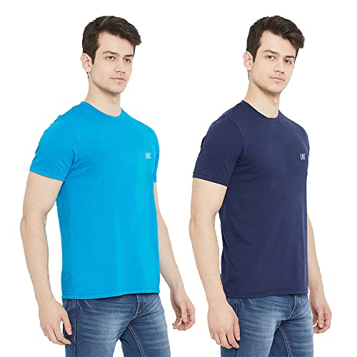 Image of Cotton Solid Regular Fit Half Sleeve T-Shirts for Men