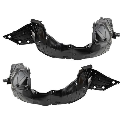 Image of TRQ Front Inner Fender Liner Set Compatible with 2013-2015 Nissan Altima NI1248134 NI1249134