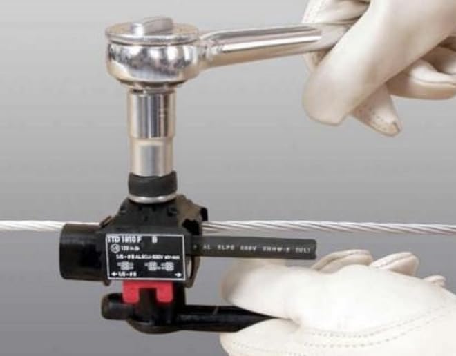 Morris 96108 Insulated Piercing Connector, Main 4/0-3 AWG, Tap 2-10 AWG, Aluminum/Copper, 600V (1 Unit)