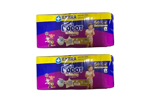 Dodot - Pañales Activity Extra t-5+, 12 a 17 kg, pack 2 x 48 unid