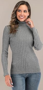 Yukiuiny dames rolkraagpullover, elegant, met lange mouwen, gebreide trui, elastisch, knuffeldier-achtig, geribbelde trui, rolli voor herfst en winter, b-Wit, XL