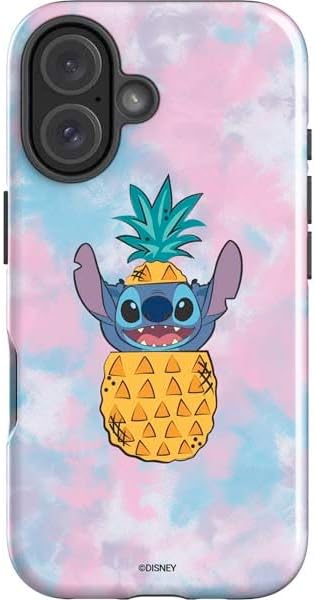 Skinit Impact Phone Case Compatible with iPhone 17 - Officially Licensed Disney Lilo and Stitch Stitch and Scrump Design