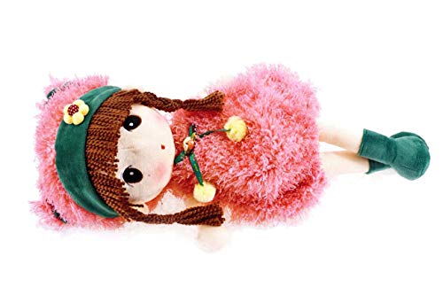 Hwd Kawaii 17 Inch Stuffed Plush Girl Toy Doll . Good Gift For Kids Baby Lover.(Pink) #TOP4