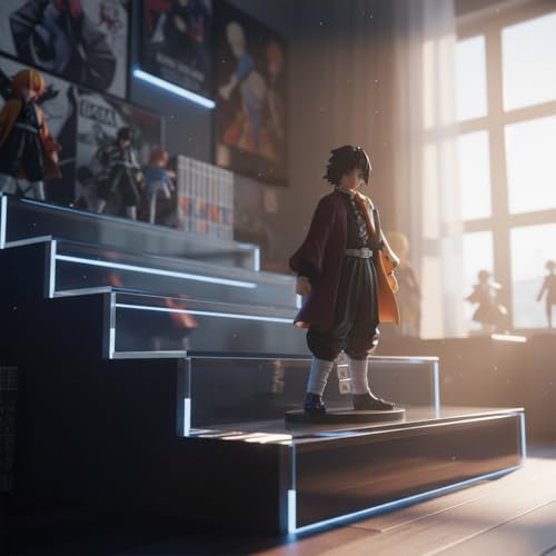 Image of Offo Giyu Tomioka Action Figure Limited Edition, Demon Slayer Anime PVC Collectible Showpiece for Car Dashboard, Home & Office Decor, Premium Gift for Fans & Collectors