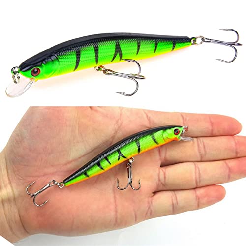 ZTHOME 10cm 8g Minnow isca dura iscas de pesca wobbler isca iscas artificiais swimbait plástico cran