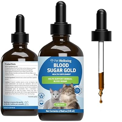 Pet Wellbeing Blood Sugar Gold for Cats - Blood Sugar Support, 4 oz