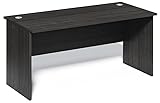 R.O.F, Schreibtisch aus grauer Eiche, gerade, 140 cm breit, MFC-Laminat